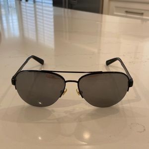 Kate Spade black aviator sunglasses